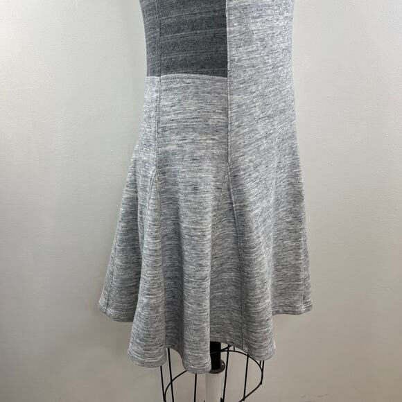 Derek Lam IOC x Athleta Downtown Gray Colorblock Fit & Flare Knit Dress 724631 M - Picture 6 of 14